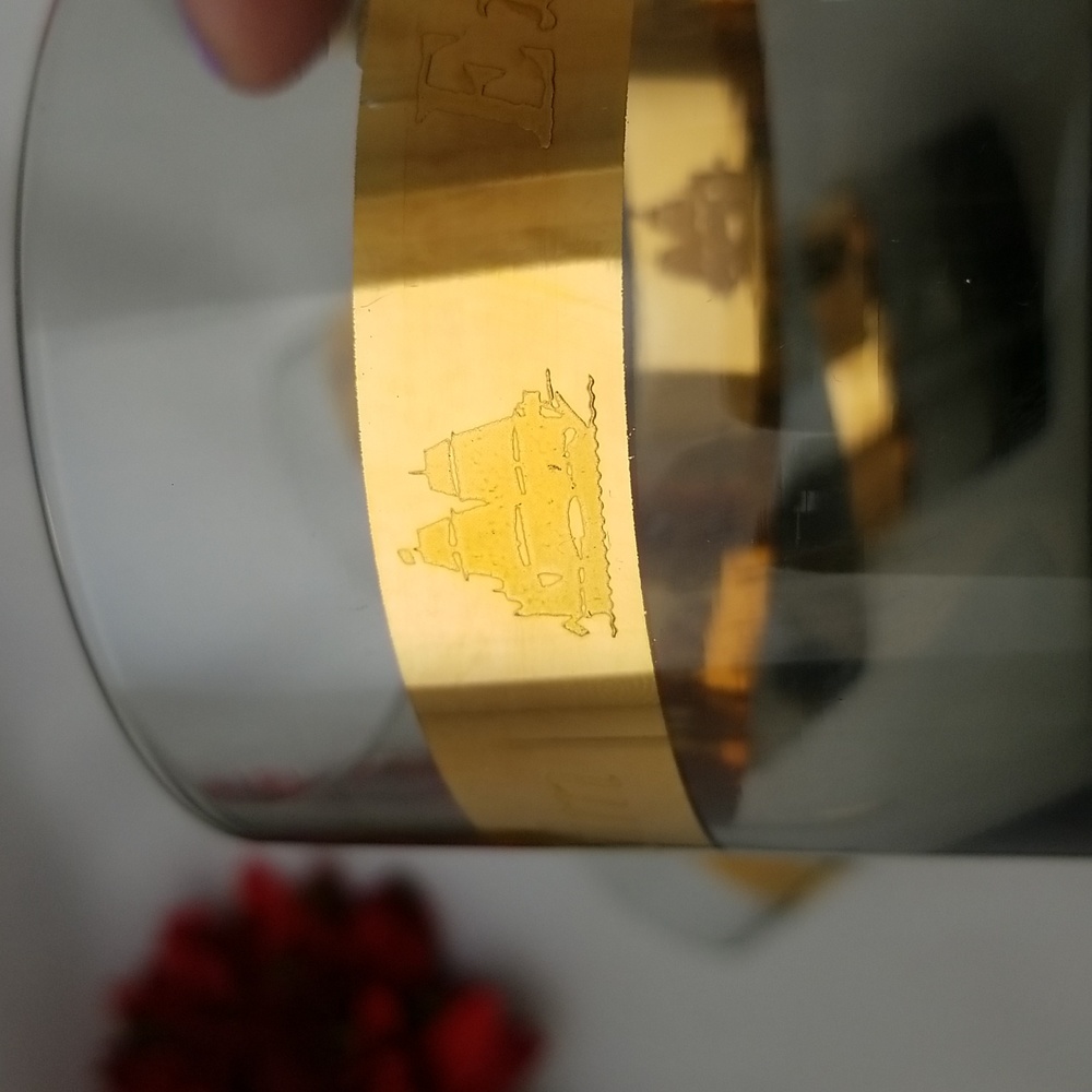 Gold Band Smoke Old Fashioned Bar Glasses - Picture 5 of 16